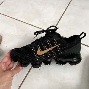 2019 Air VaporMax Flyknit 3 GS 'Black Gold'